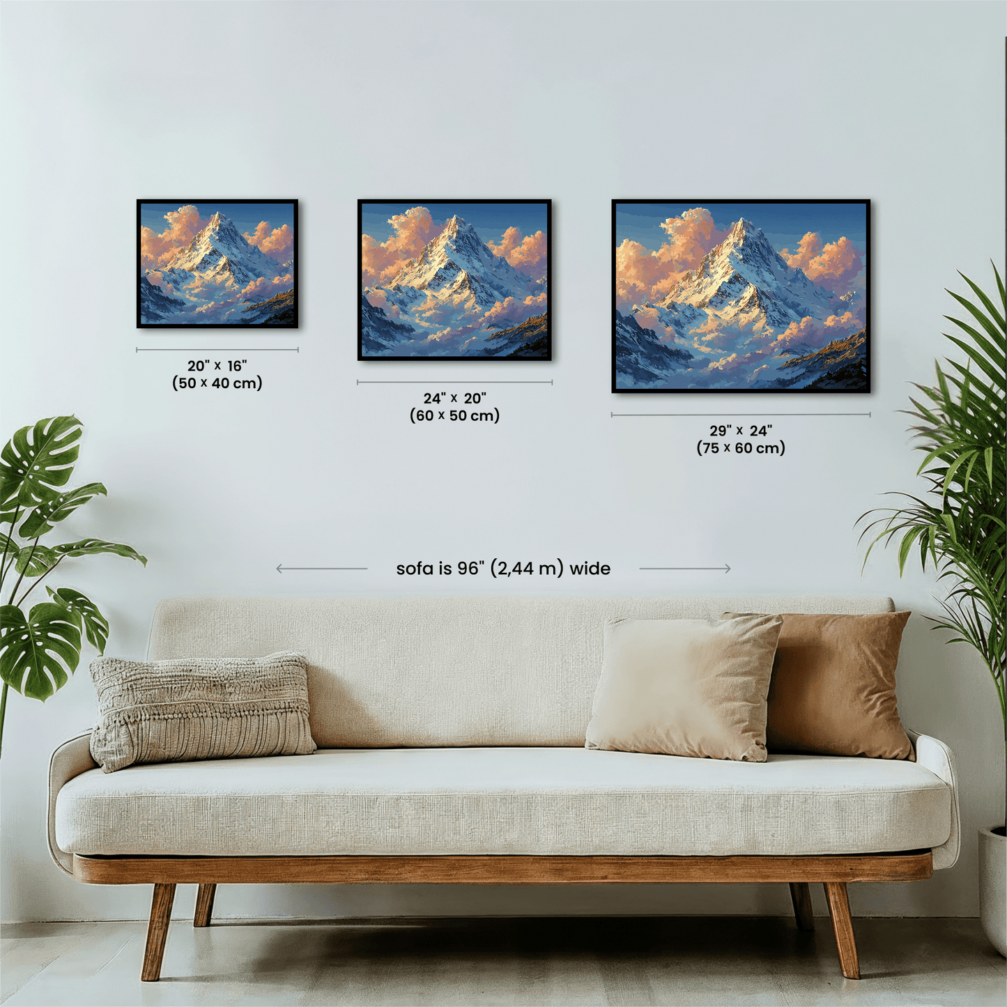 Paint by numbers - Celestial Peak - MyArt