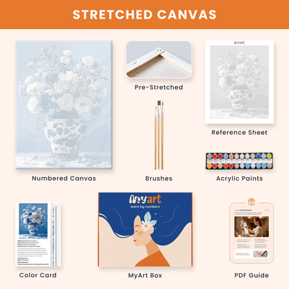 Paint by numbers - Celestial Petals - MyArt