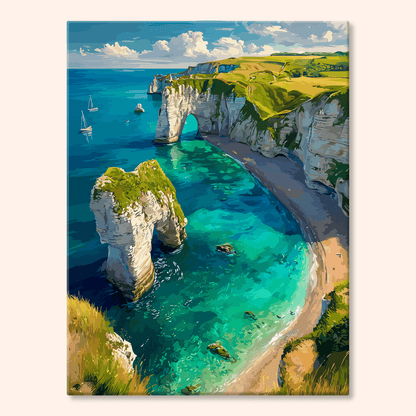 Paint by numbers - Chalk Arch - MyArt