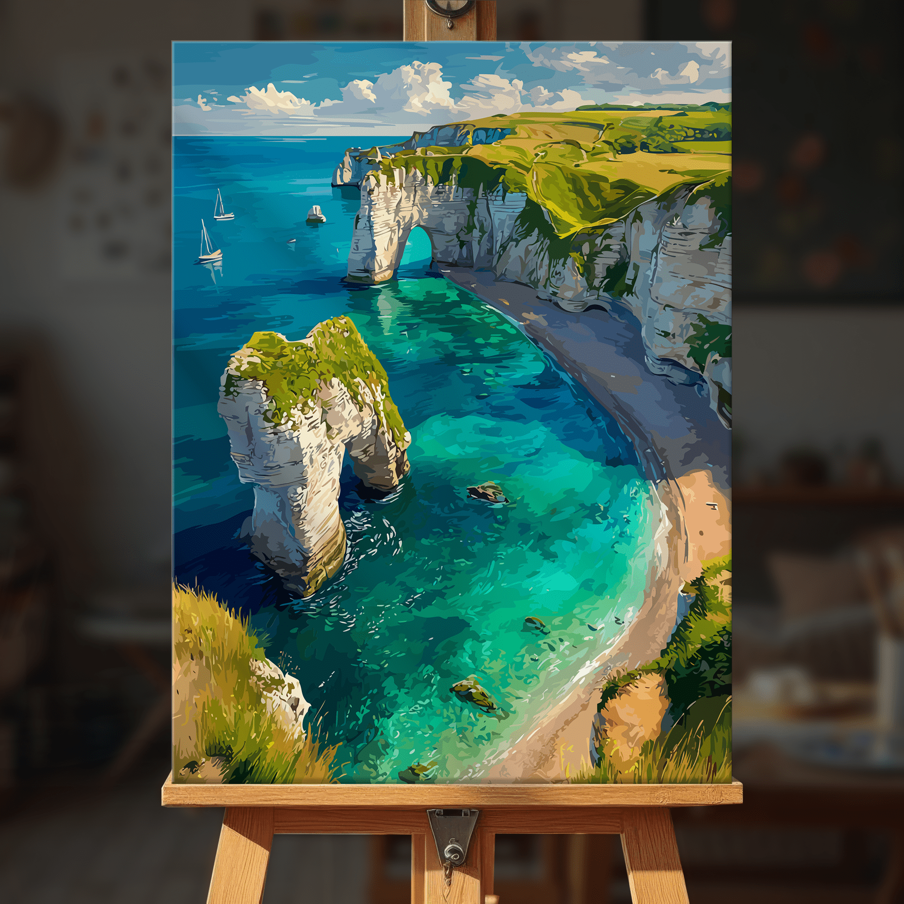 Paint by numbers - Chalk Arch - MyArt