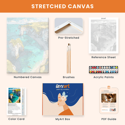 Paint by numbers - Chalk Arch - MyArt