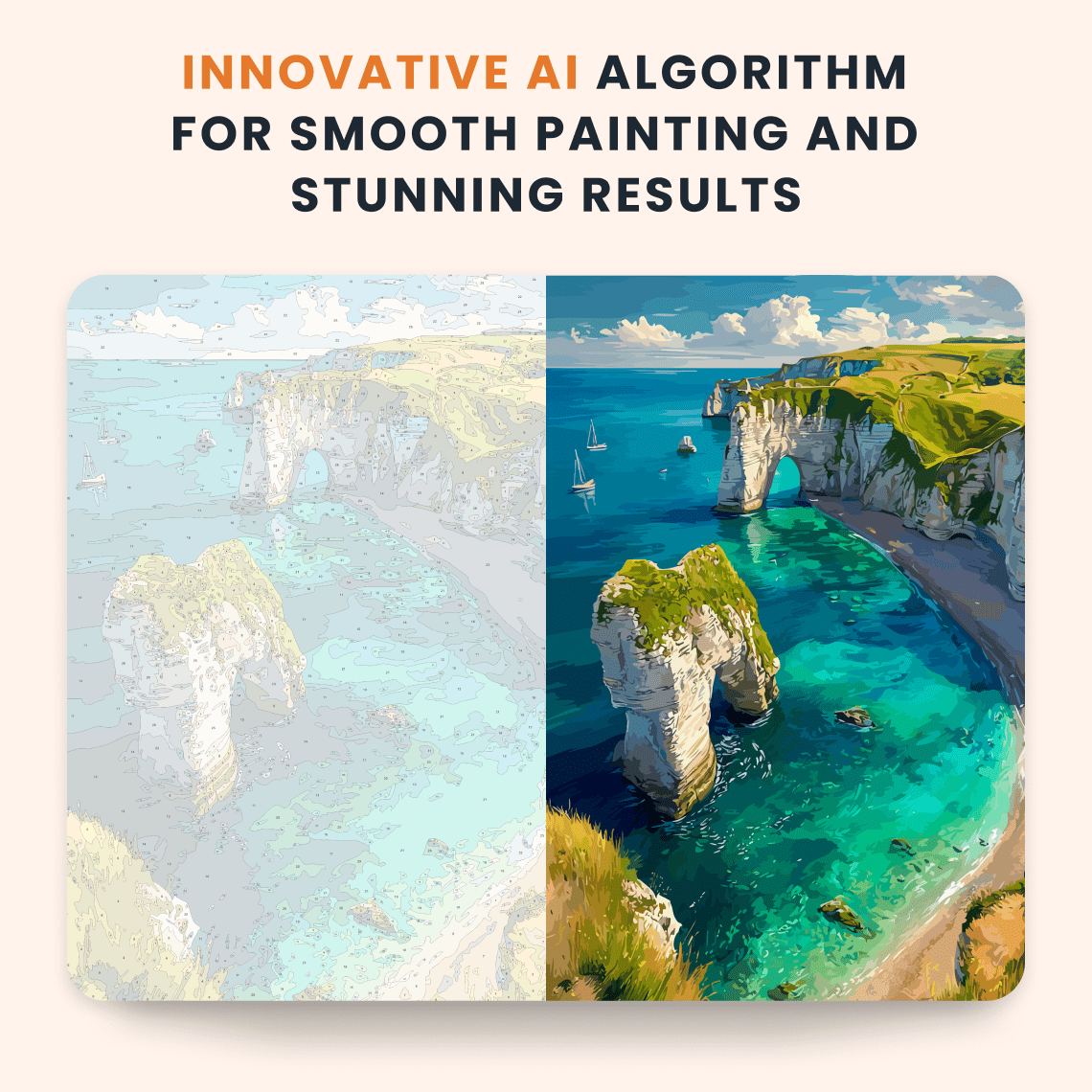 Paint by numbers - Chalk Arch - MyArt