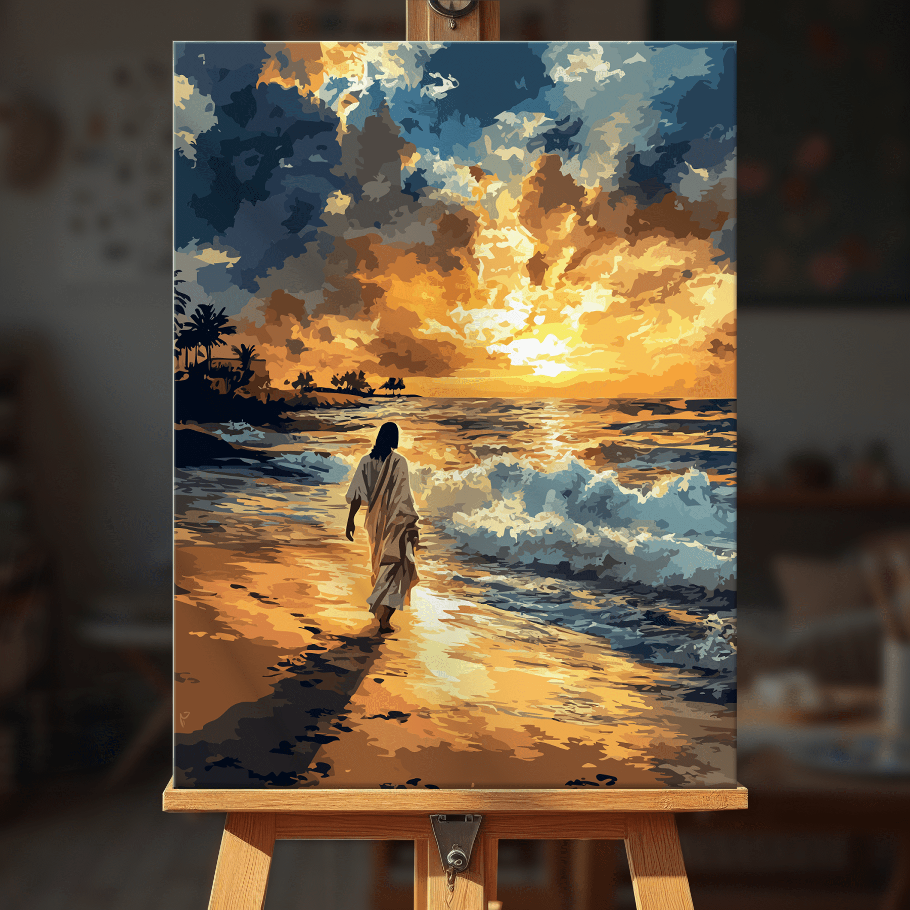 Paint by numbers - Chapel Among Trees - MyArt