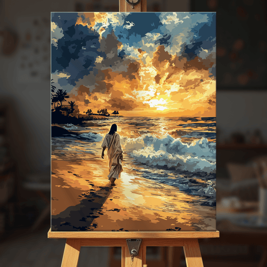 Paint by numbers - Chapel Among Trees - MyArt