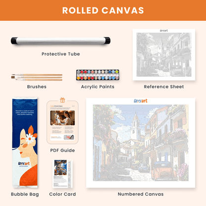 Paint by numbers - Charming Alleys - MyArt