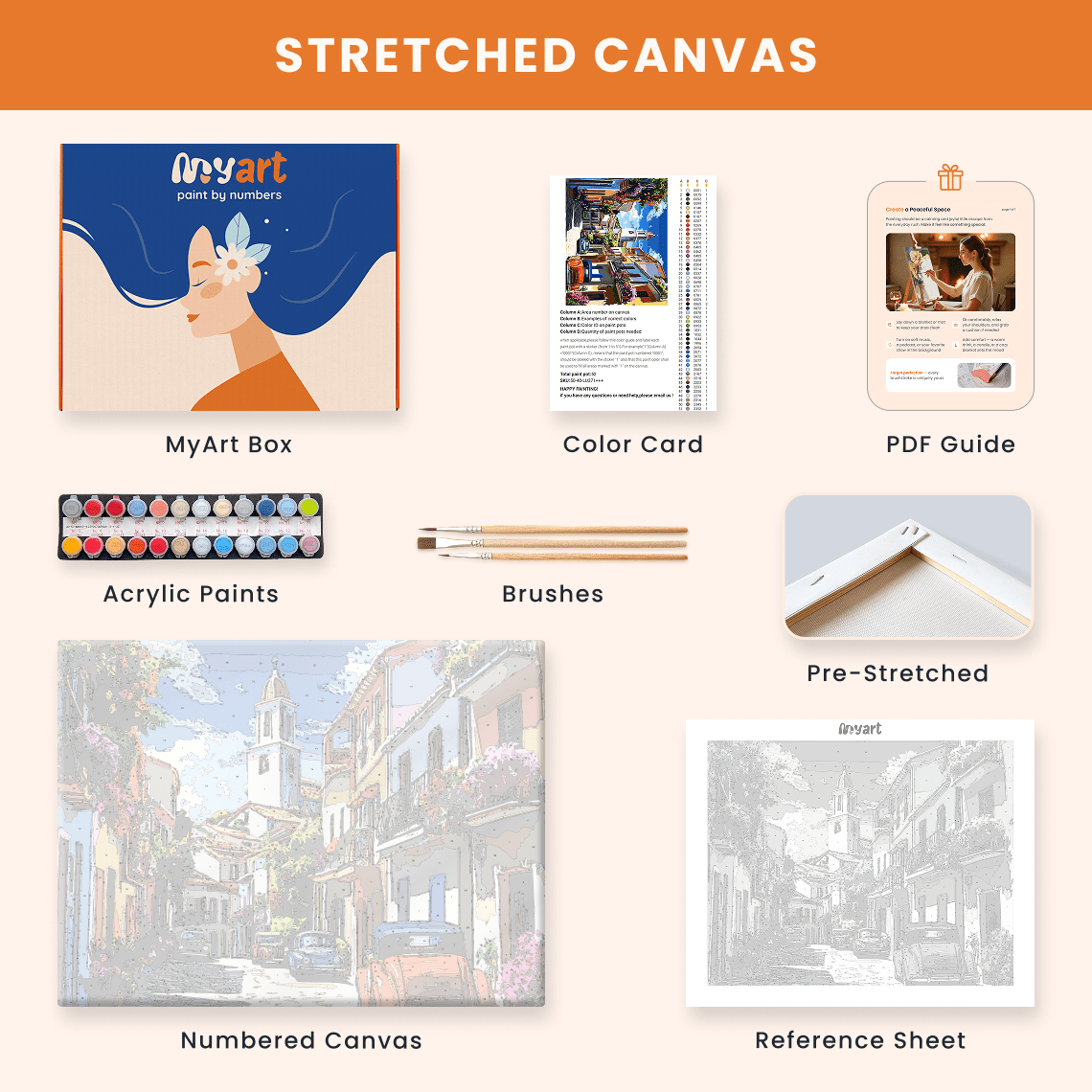 Paint by numbers - Charming Alleys - MyArt