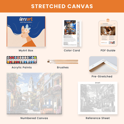 Paint by numbers - Charming Alleys - MyArt