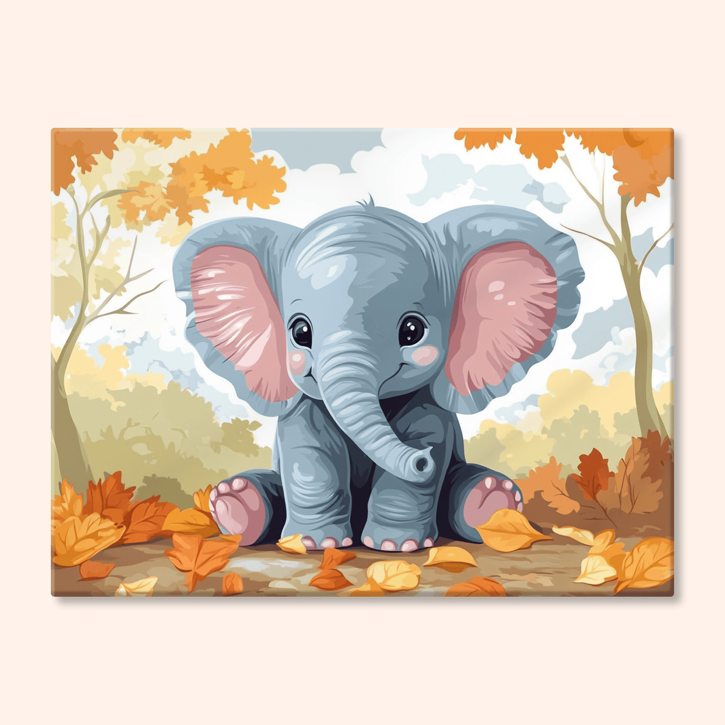 Paint by numbers - Charming Elephant - MyArt