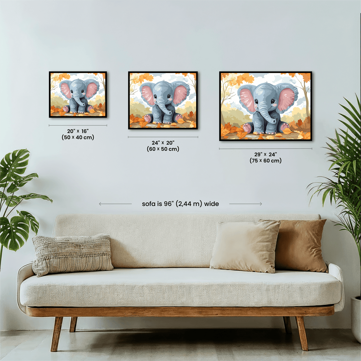 Paint by numbers - Charming Elephant - MyArt
