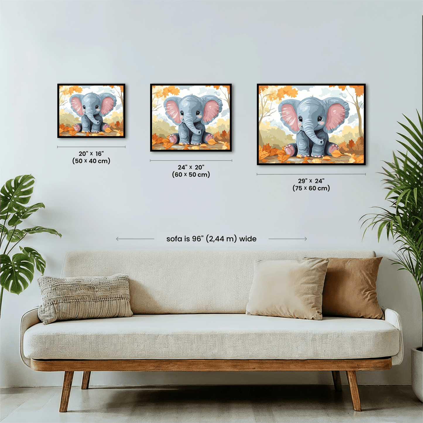 Paint by numbers - Charming Elephant - MyArt