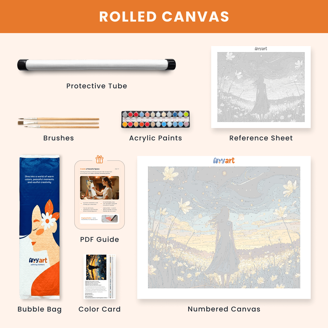 Paint by numbers - Chasing Stars - MyArt