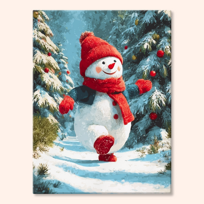 Cheerful Snowman