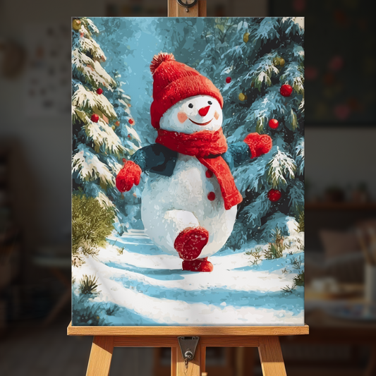 Cheerful Snowman