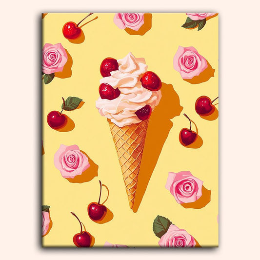 Paint by numbers - Cherry Whirl - MyArt