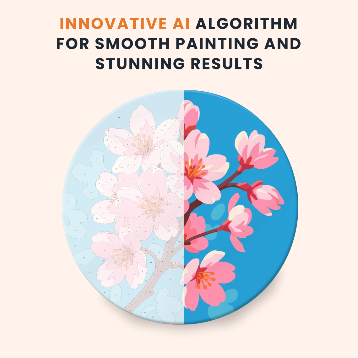 Paint by numbers - Cherry Bloom - MyArt