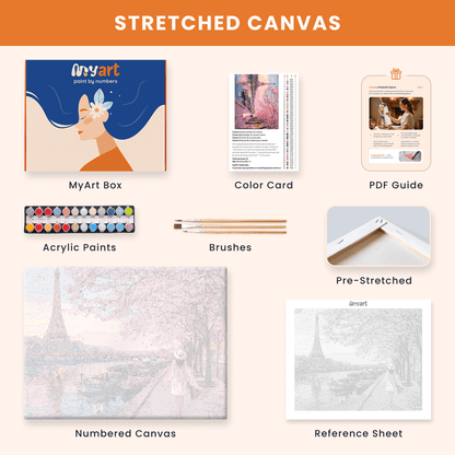 Paint by numbers - Cherry Promenade - MyArt