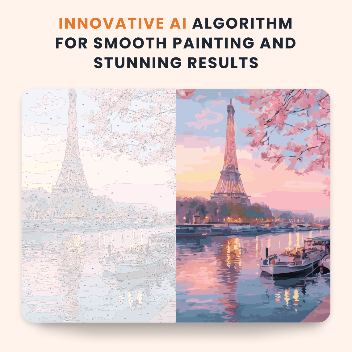 Paint by numbers - Cherry Promenade - MyArt