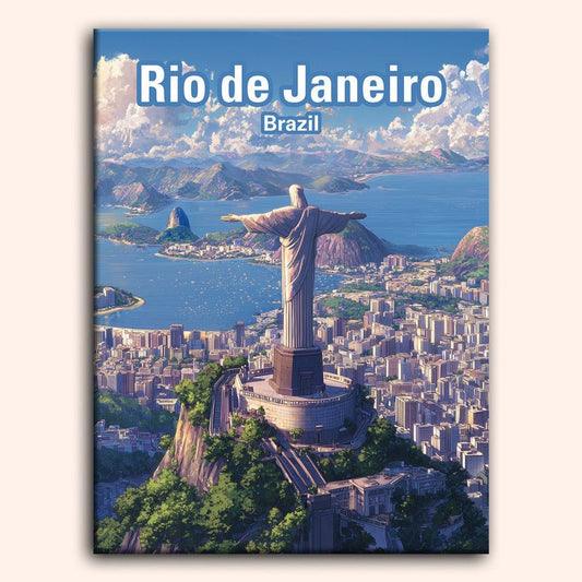Paint by numbers - Christ Redeemer - MyArt