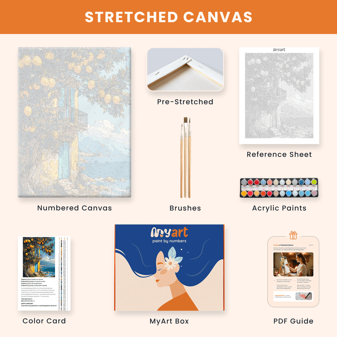 Paint by numbers - Citrus Coast - MyArt