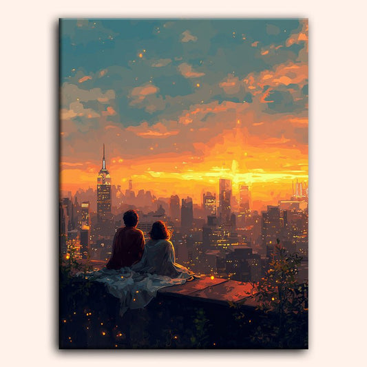 Paint by numbers - City Embrace - MyArt