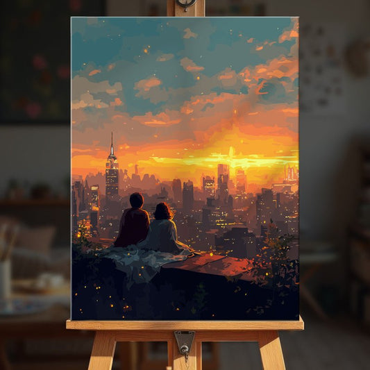 Paint by numbers - City Embrace - MyArt
