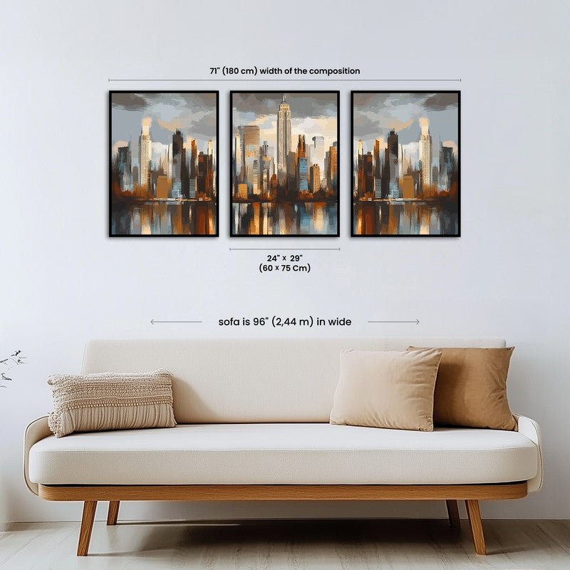 Paint by numbers - City Mirrors - MyArt
