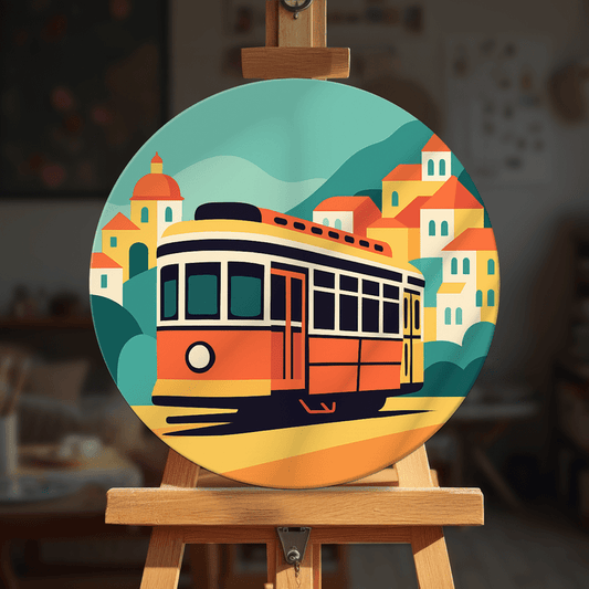 Paint by numbers - City Tram - MyArt