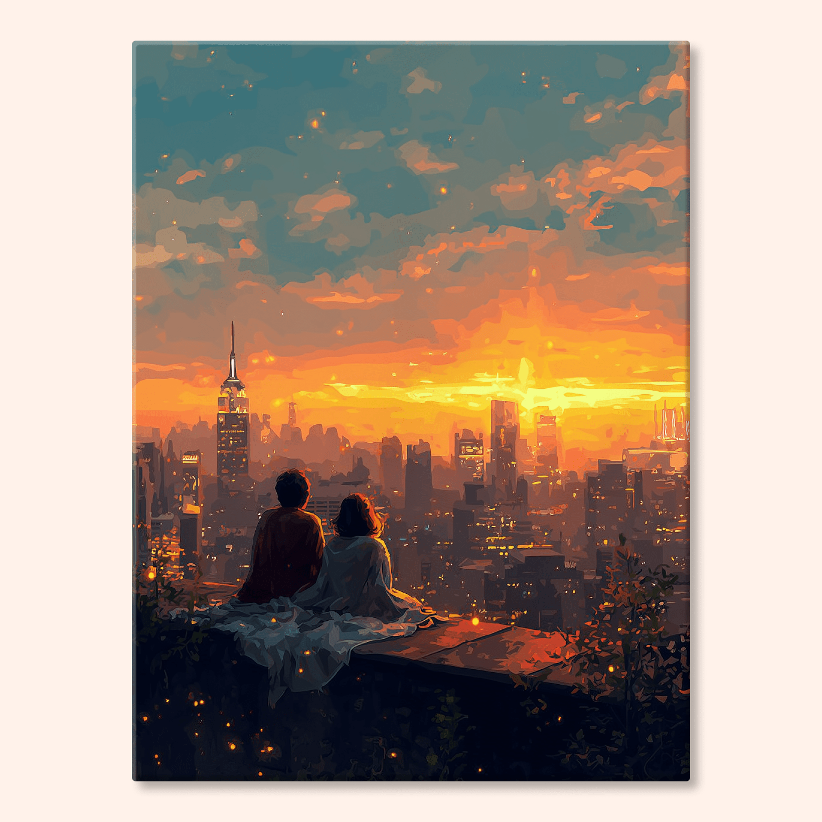 Paint by numbers - City Embrace - MyArt