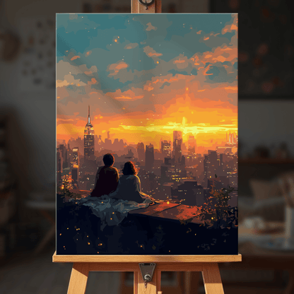 Paint by numbers - City Embrace - MyArt