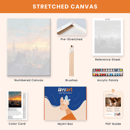 Paint by numbers - City Embrace - MyArt