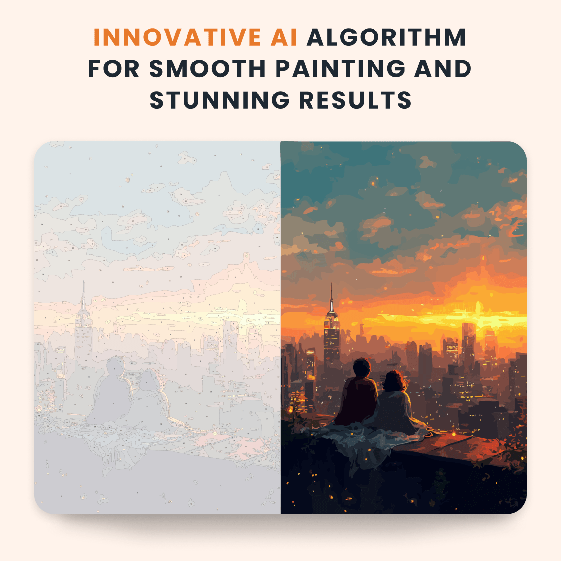 Paint by numbers - City Embrace - MyArt