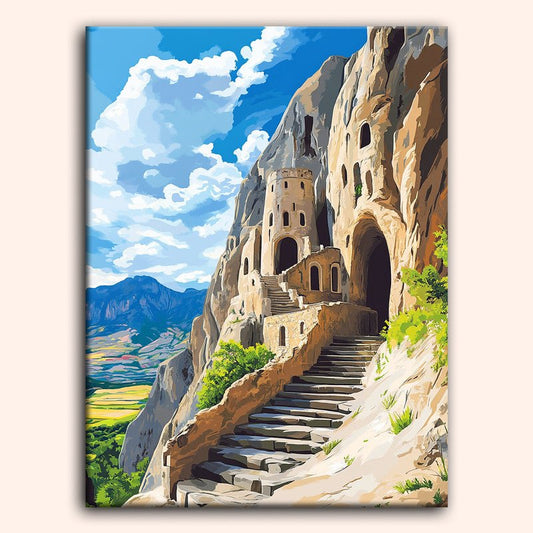 Paint by numbers - Cliff Monastery - MyArt