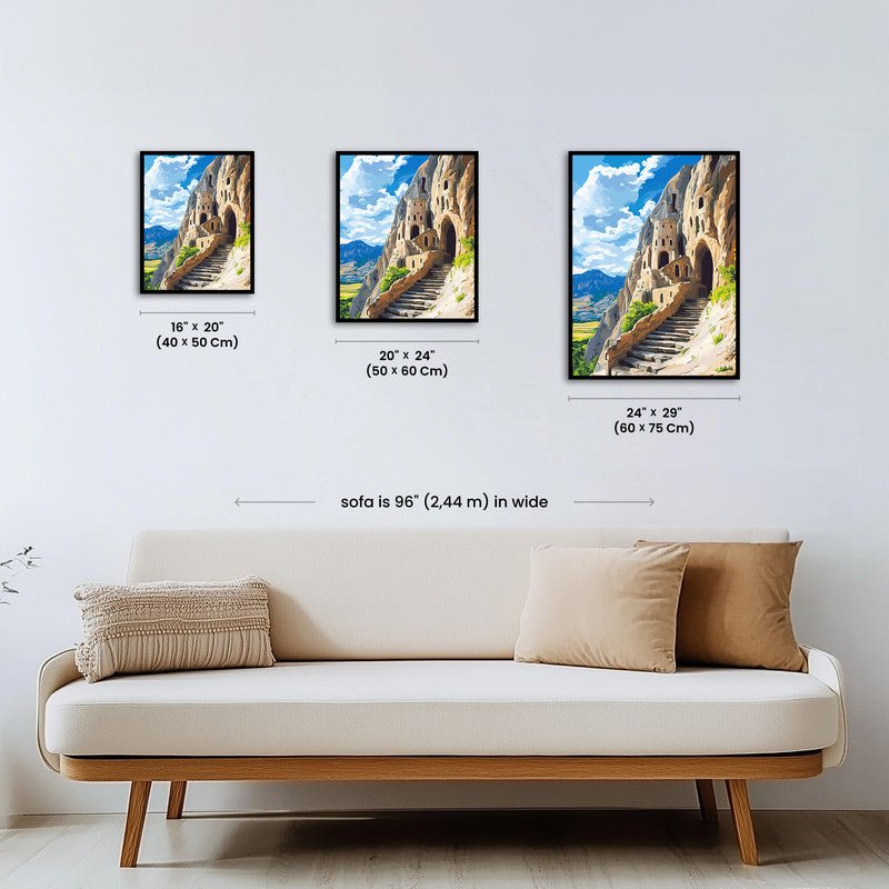 Paint by numbers - Cliff Monastery - MyArt