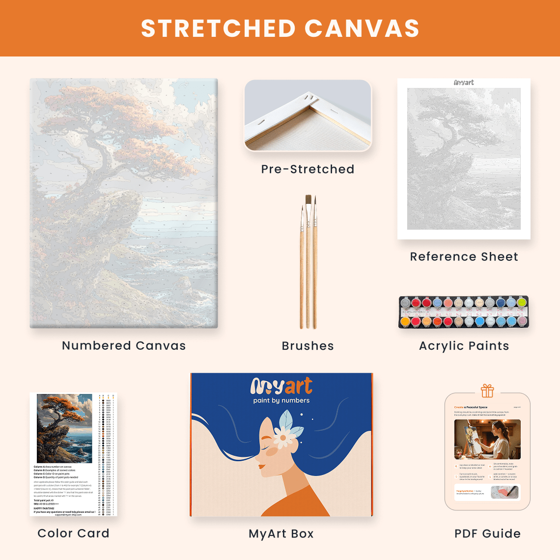 Paint by numbers - Cliff Pine - MyArt