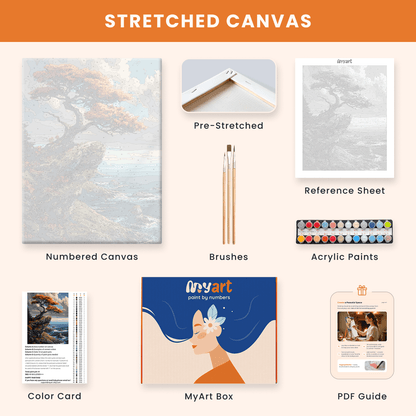 Paint by numbers - Cliff Pine - MyArt