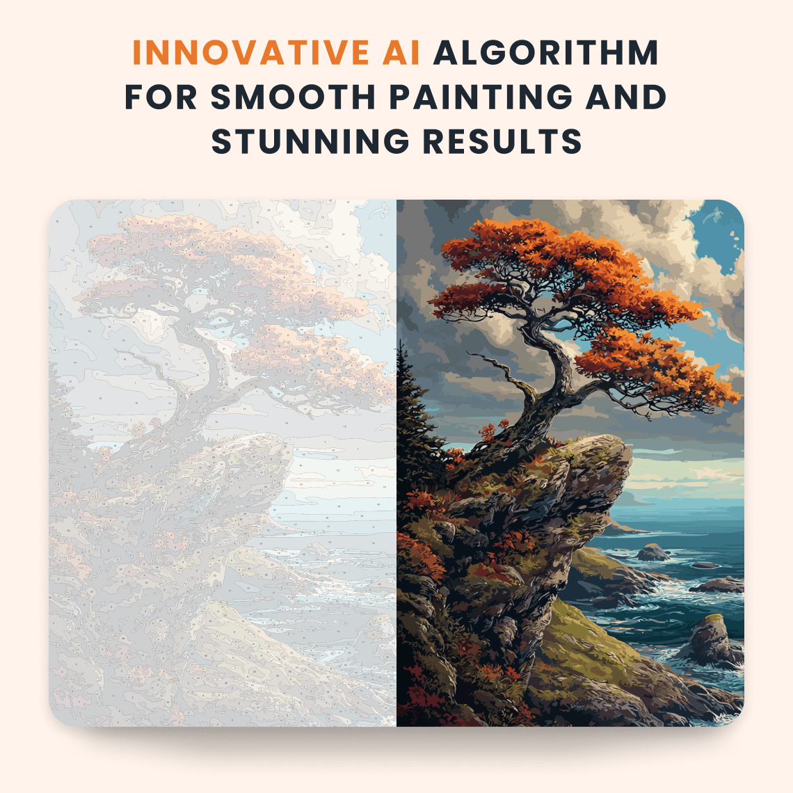 Paint by numbers - Cliff Pine - MyArt