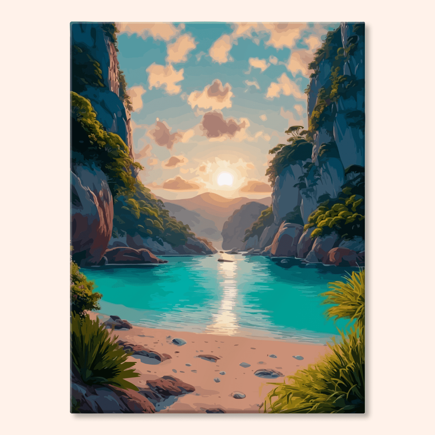 Paint by numbers - Cliff Bay - MyArt