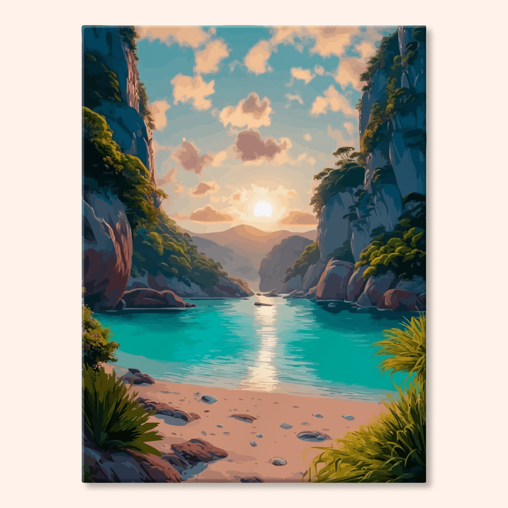 Paint by numbers - Cliff Bay - MyArt