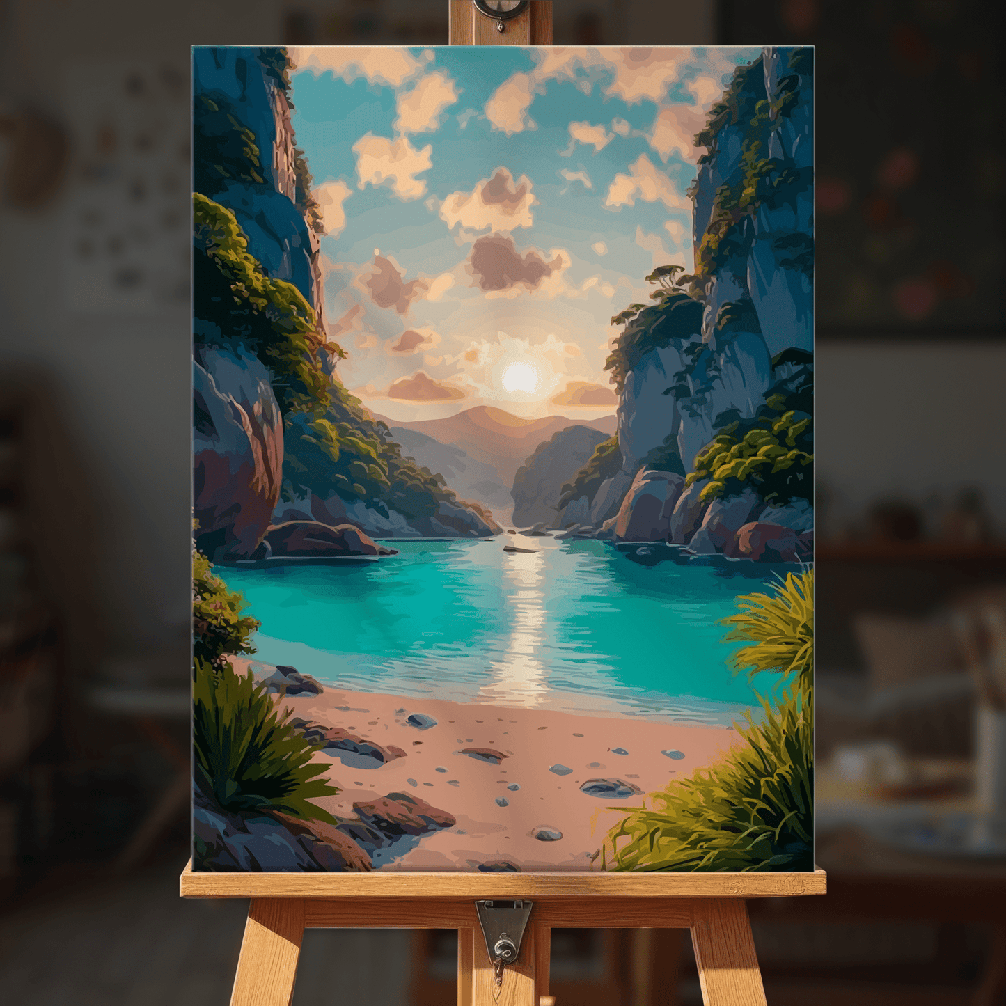 Paint by numbers - Cliff Bay - MyArt