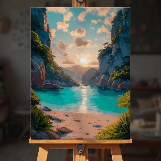 Paint by numbers - Cliff Bay - MyArt