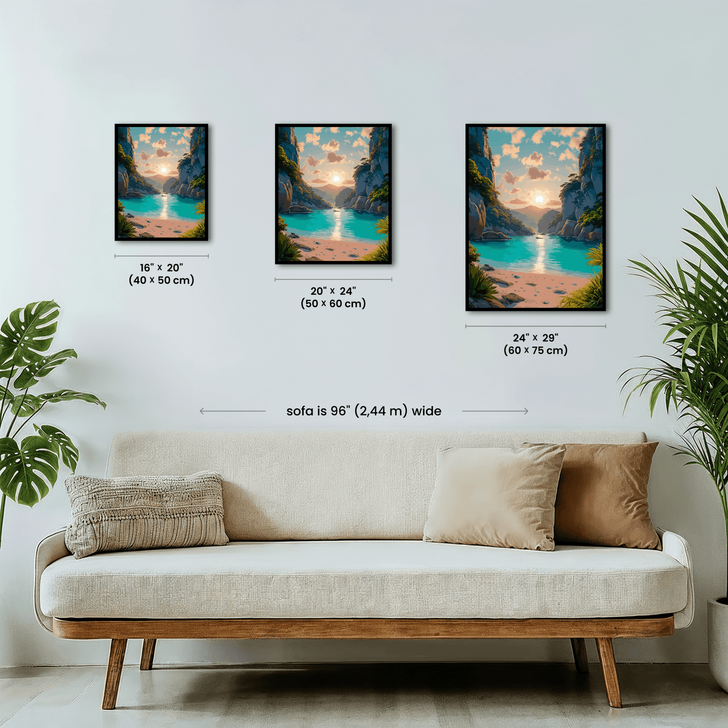 Paint by numbers - Cliff Bay - MyArt