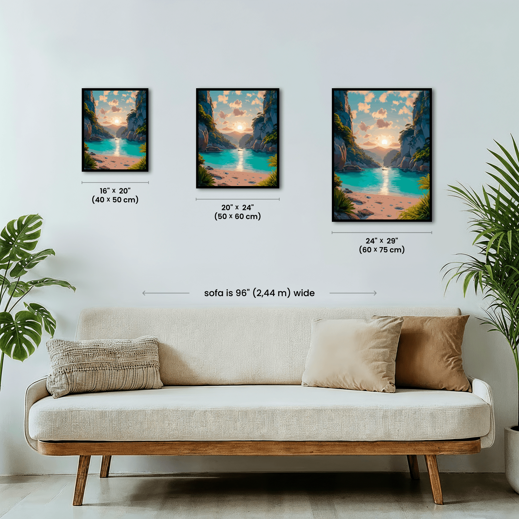 Paint by numbers - Cliff Bay - MyArt