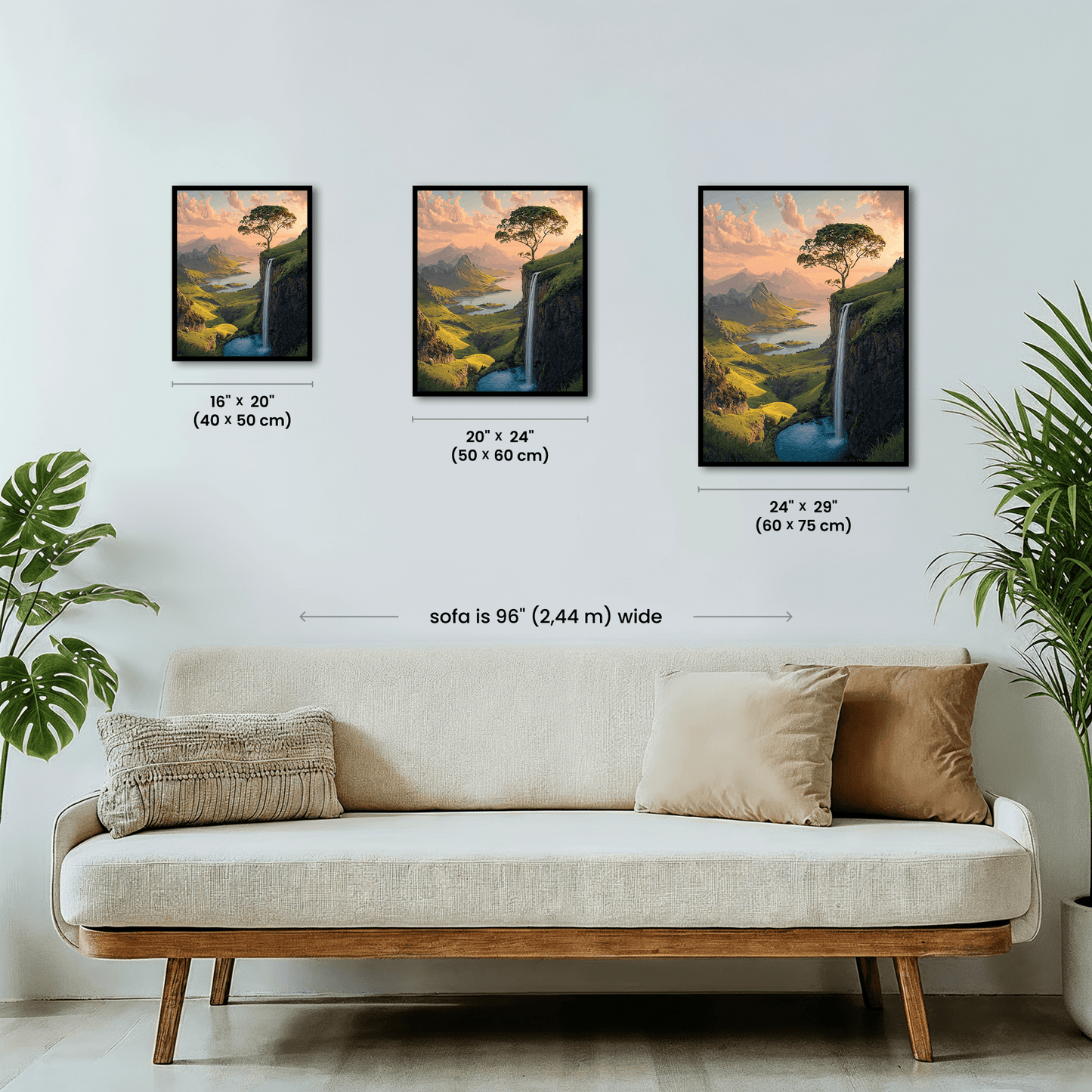 Paint by numbers - Cliff Cascade - MyArt