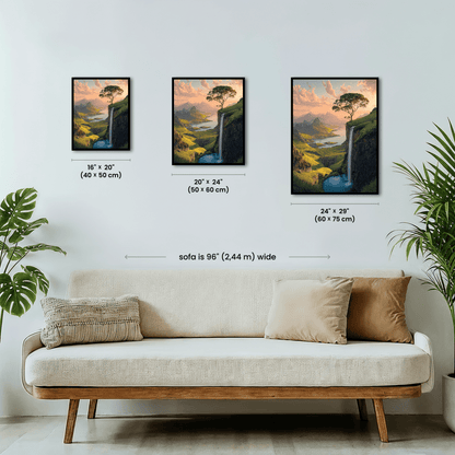 Paint by numbers - Cliff Cascade - MyArt