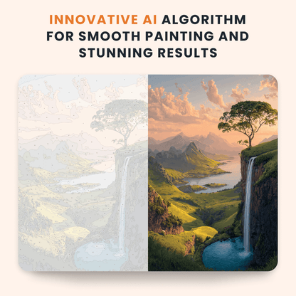 Paint by numbers - Cliff Cascade - MyArt