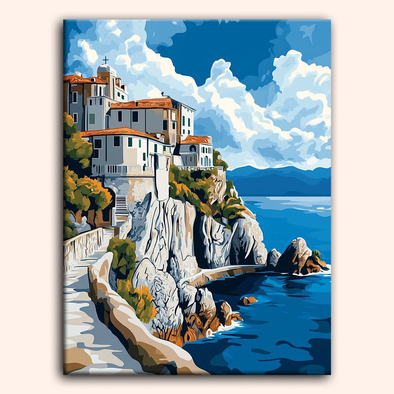 Paint by numbers - Cliffside Monastery - MyArt