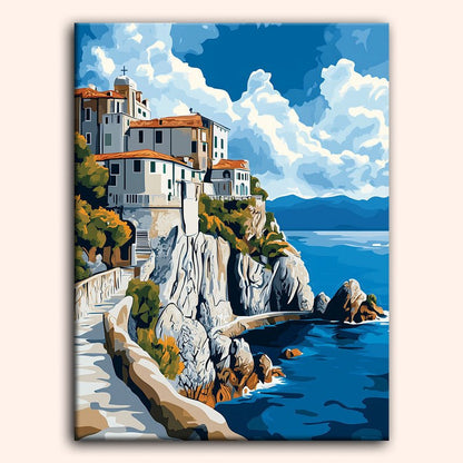 Paint by numbers - Cliffside Monastery - MyArt