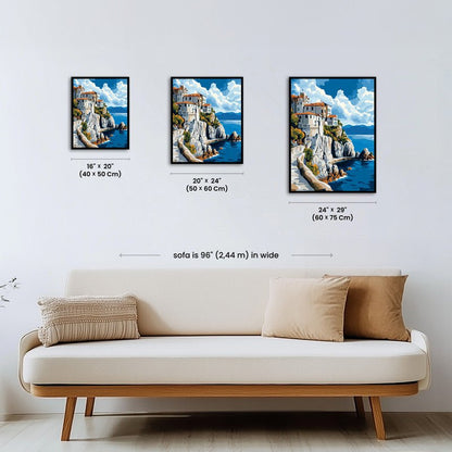 Paint by numbers - Cliffside Monastery - MyArt