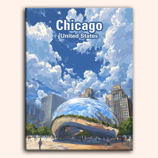 Paint by numbers - Cloud Gate - MyArt