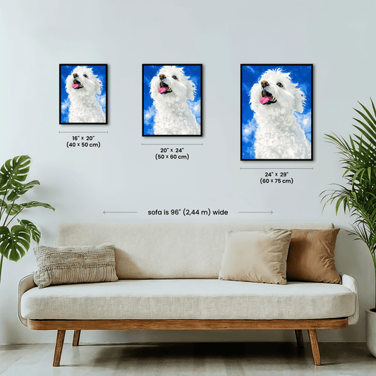 Paint by numbers - Cloud Bichon - MyArt